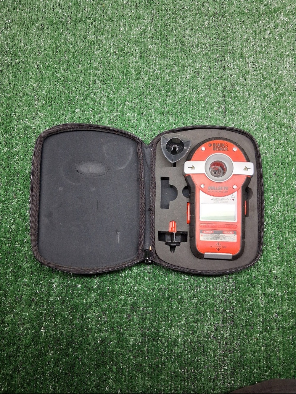 Black & Decker Orange Auto-Leveling Bullseye Laser Receiver